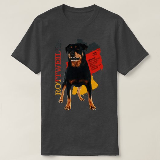 Rottweiler 1 T-Shirt (Design vorne)