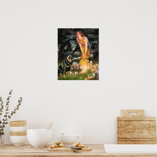 Rottweiler (#3) - Mitte Abend Poster (Küche)