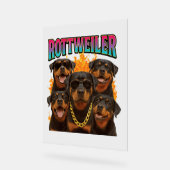 Rottweiler Acrylschild (Winkel)