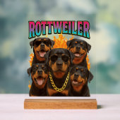 Rottweiler acrylschild (Neutral)