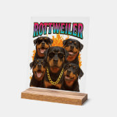 Rottweiler acrylschild (Winkel)