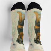 Rottweiler and Alien Friendship Socken (Oben)