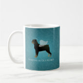 Rottweiler Angel - Entwurf eines Pet-Memorial Kaffeetasse (Links)