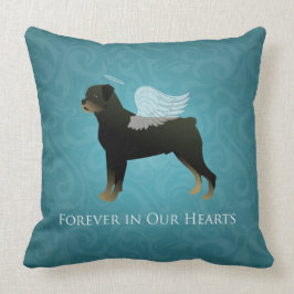 Rottweiler Angel - Entwurf eines Pet-Memorial Kissen
