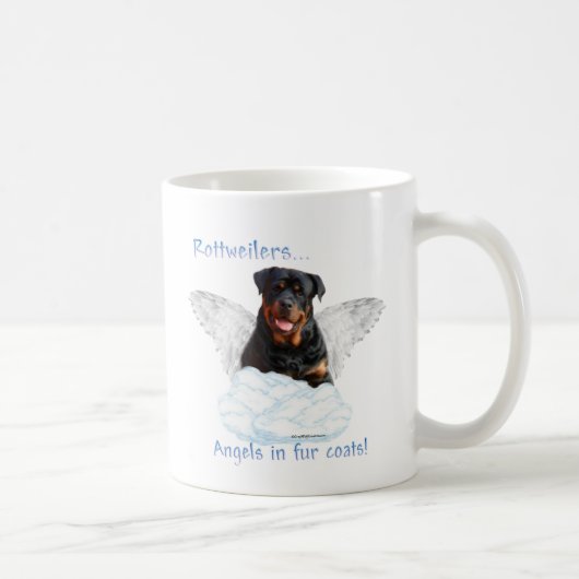 Rottweiler Angel Kaffeetasse (Rechts)
