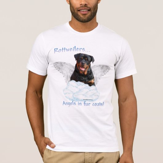 Rottweiler Angel T-Shirt (Vorderseite)