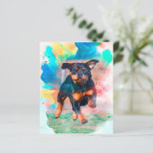 Rottweiler Art | Geschenk für den St. Patrick's Da (Stehend Vorderseite)