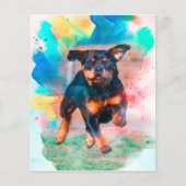 Rottweiler Art | Geschenk für den St. Patrick's Da (Vorderseite)