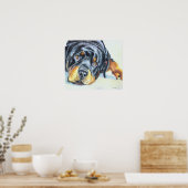 Rottweiler Art Print Poster (Küche)