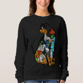 Rottweiler Artistic Tattoo Sweatshirt (Vorderseite)