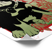 Rottweiler Asian Inspiriert Illustration Poster (Ecke)