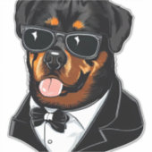 Rottweiler Aufkleber (Vorderseite)