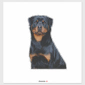 Rottweiler Aufkleber (Blatt)