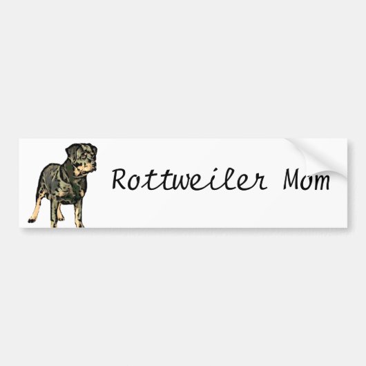 Rottweiler Autoaufkleber (Vorne)