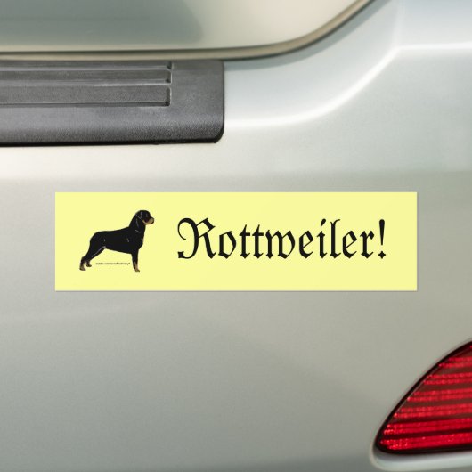 Rottweiler Autoaufkleber (Auf Auto)