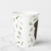 Rottweiler Baby Dusche Thema Wasserfarbe Pappbecher (Rechts)