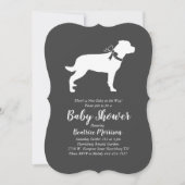 Rottweiler Baby Duwer Gender Neutral Rottie Einladung (Vorderseite)