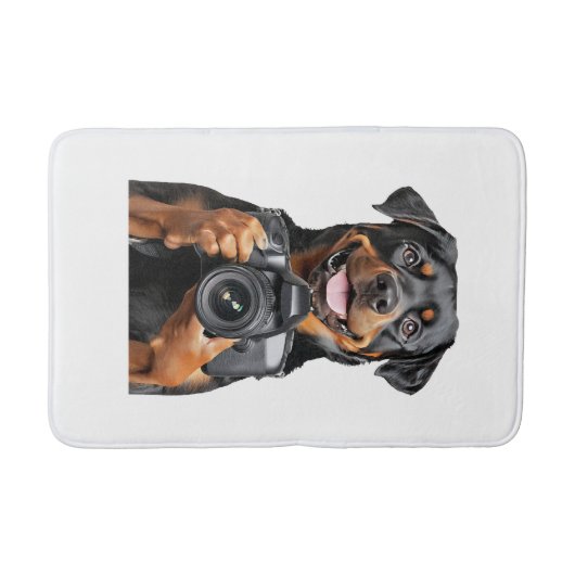 Rottweiler badematte (Vorderseite)