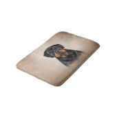 Rottweiler Badematte (Schrägansicht)