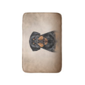 Rottweiler Badematte (Vorderseite Vertikal)