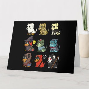 Rottweiler Beängstigend Costumes Funny Hund Hallow Karte