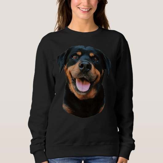 Rottweiler Beautiful Dog Breed Sweatshirt (Vorderseite)