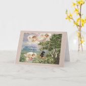 Rottweiler Beileids-Karte Karte (Gelbe Blume)