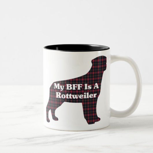 Rottweiler BESTE FREUNDIN Tasse (Rechts)