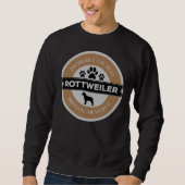 Rottweiler Beste Hundezucht Sweatshirt (Vorderseite)