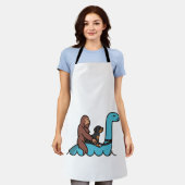 Rottweiler Bigfoot Sasquatch Loch Ness Schürze (Getragen)