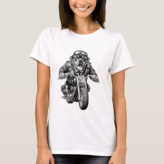 Rottweiler Biker Dog T-Shirt