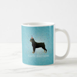 Rottweiler Birthday Design Kaffeetasse