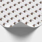 Rottweiler Birthday Geschenkpapier (Ecke)