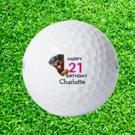 Rottweiler Birthday   Golfball