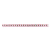 Rottweiler Birthday Satin Ribbon in Pink Satinband (Vorderseite)