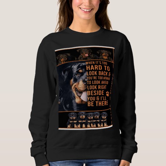 Rottweiler Blanket Sweatshirt (Vorderseite)