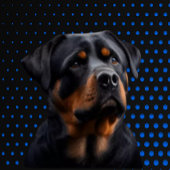  Rottweiler Blau   Golf Headcover
