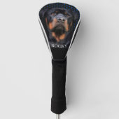 Rottweiler Blue Golf Headcover (Vorderseite)