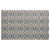 Rottweiler Blumengeometrisches Muster Stoff (Yard (91,4 cm))