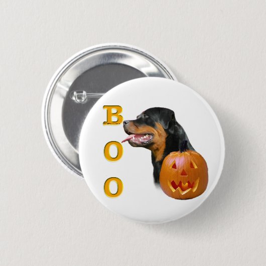 Rottweiler Boo Button (Vorne & Hinten)