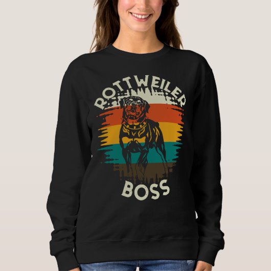 Rottweiler Boss Sweatshirt (Vorderseite)