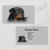 Rottweiler Brüter-Visitenkarte Visitenkarte (Vorne/Hinten)