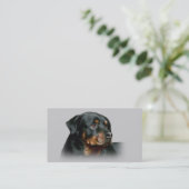Rottweiler Brüter-Visitenkarte Visitenkarte (Stehend Vorderseite)