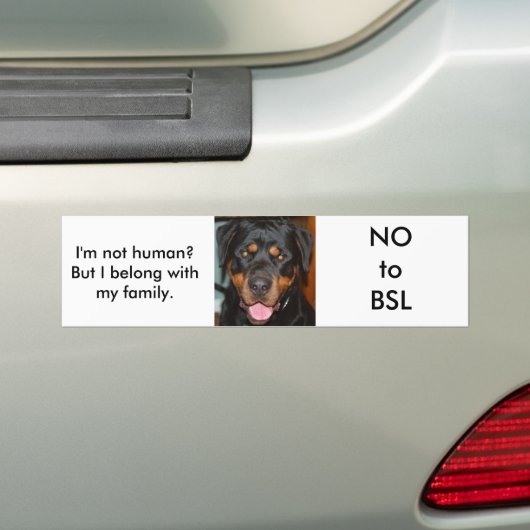 Rottweiler BSL Autoaufkleber (Auf Auto)