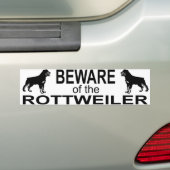 rottweiler bumber Aufkleber Autoaufkleber (Auf Auto)