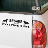 rottweiler bumber Aufkleber Autoaufkleber (Auf Lkw)