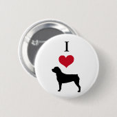 Rottweiler Button (Vorne & Hinten)
