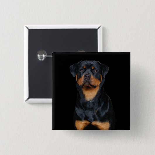 Rottweiler Button (Vorne & Hinten)