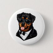 Rottweiler Button (Vorderseite)