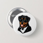 Rottweiler Button (Vorne & Hinten)